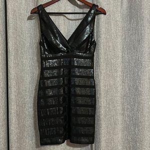 Black Sequence Party Dress! 🖤